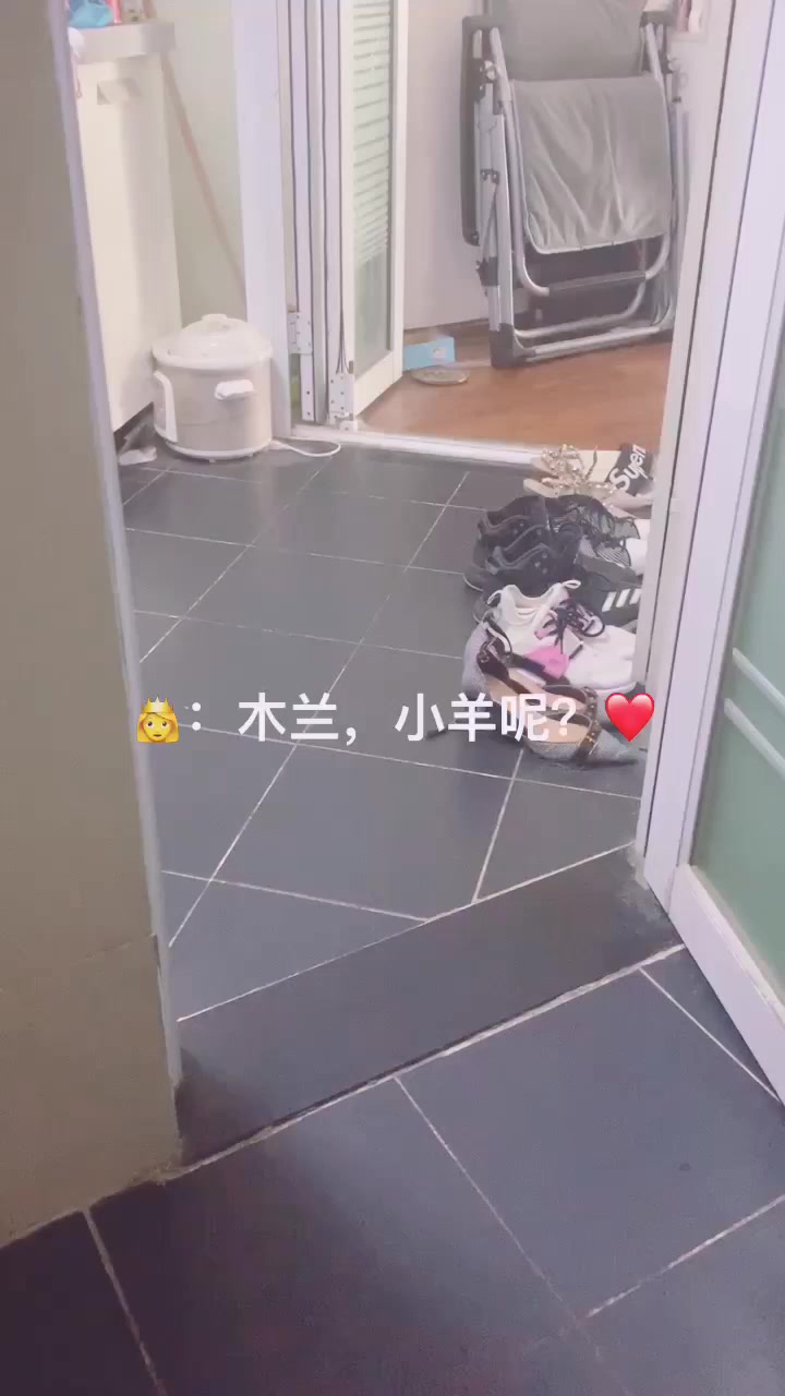 麻麻,小羊玩具借你玩,要一直爱木兰.