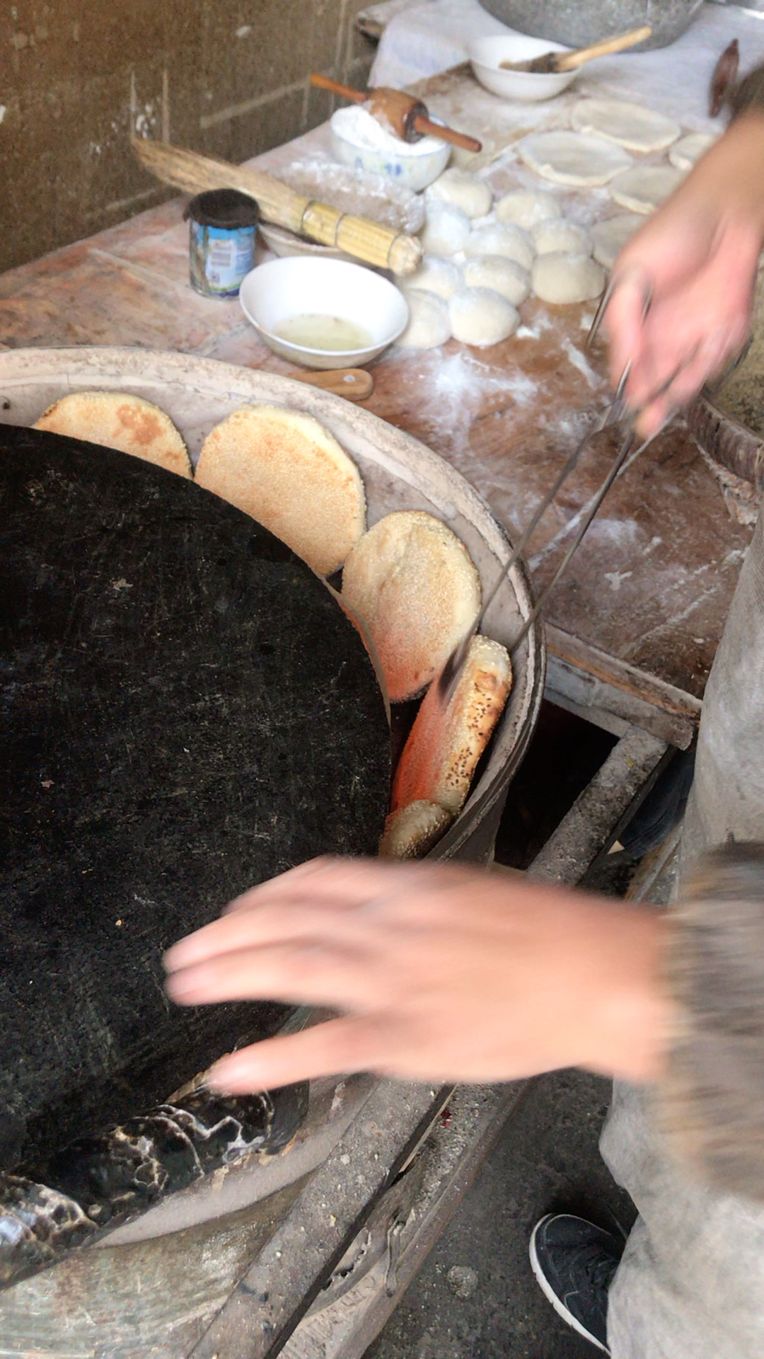 大名府美食小吃之芝麻焦烧饼