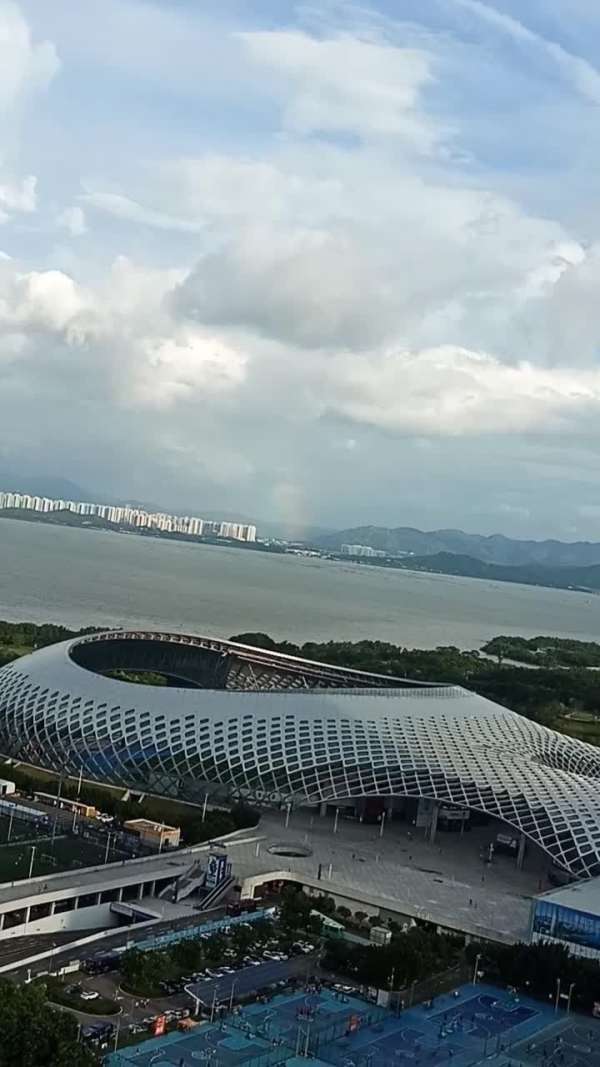 深圳湾的彩虹 您看到了吗?