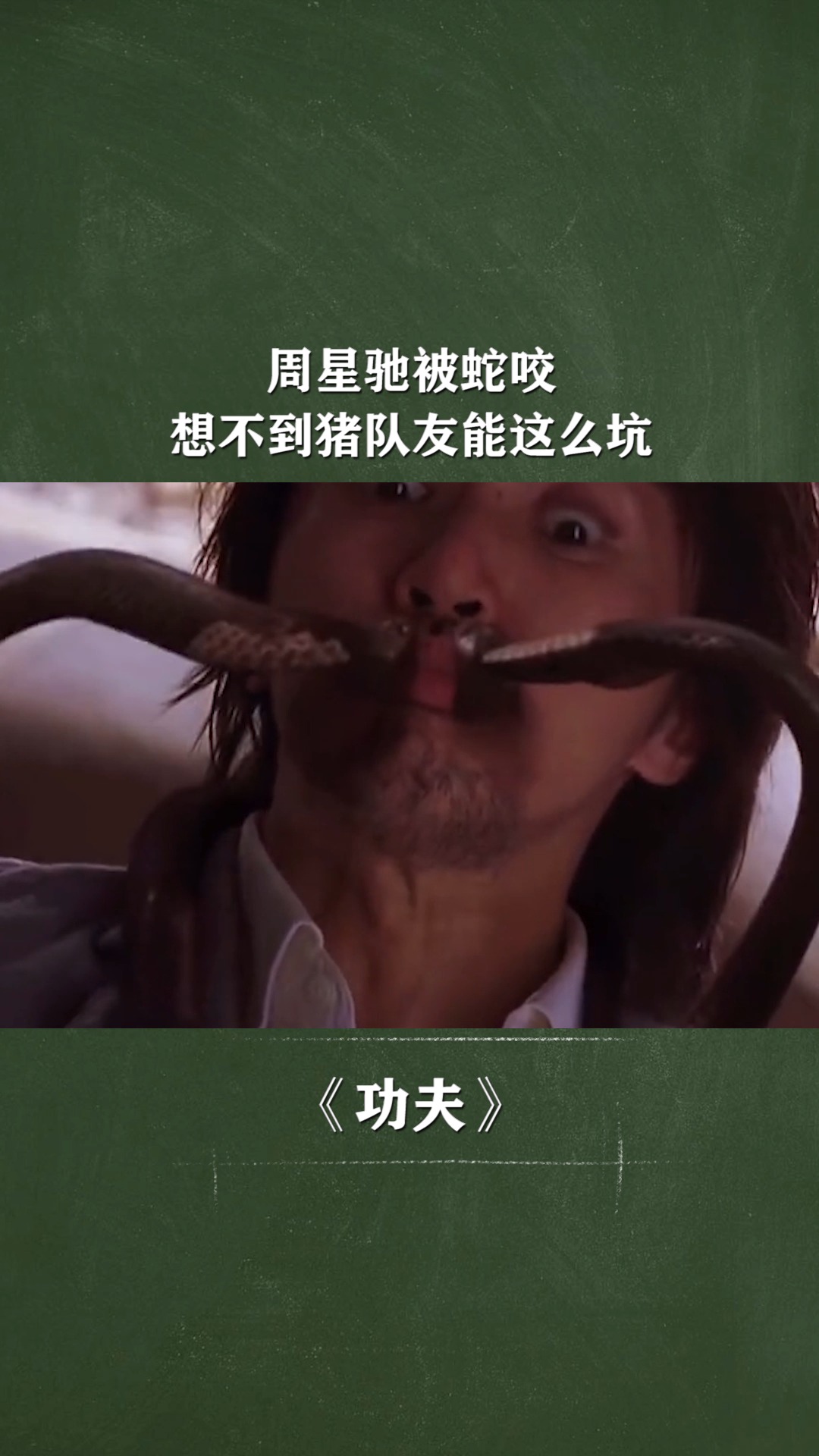 周星驰被蛇咬,想不到猪队友能这么坑