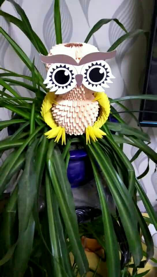 三角插之猫头鹰