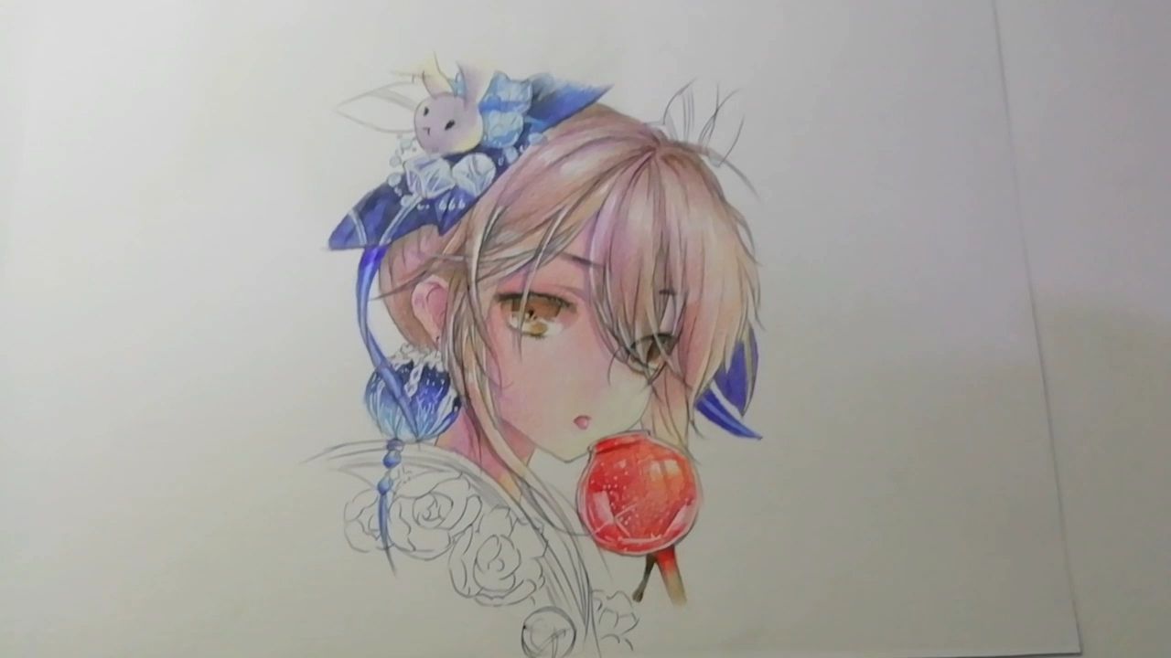 【手绘彩铅】崩坏三 布洛妮娅