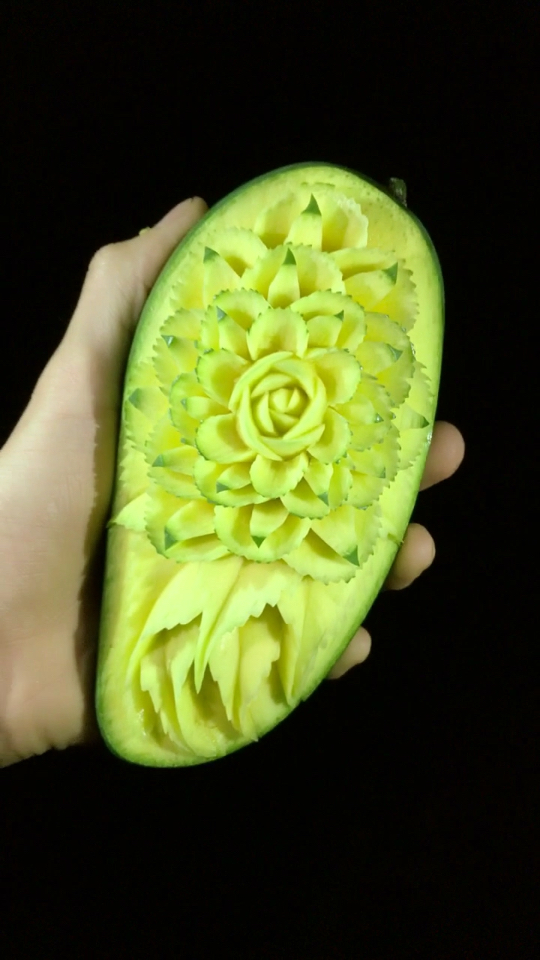 芒果艺术雕刻 喜欢的点赞