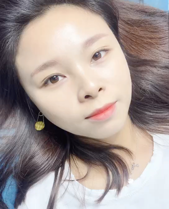 羽绒眉,前后对比图,美不美?