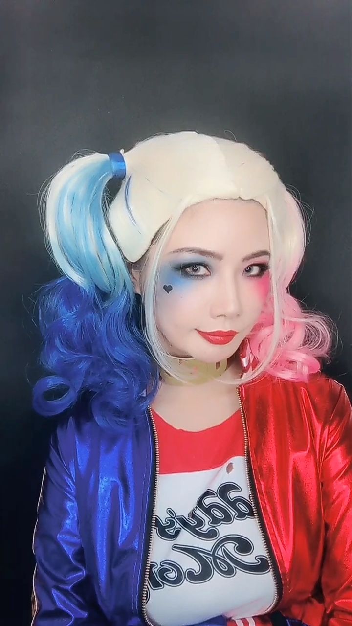 致敬stan lee~永远不灭的宇宙 小丑女仿妆