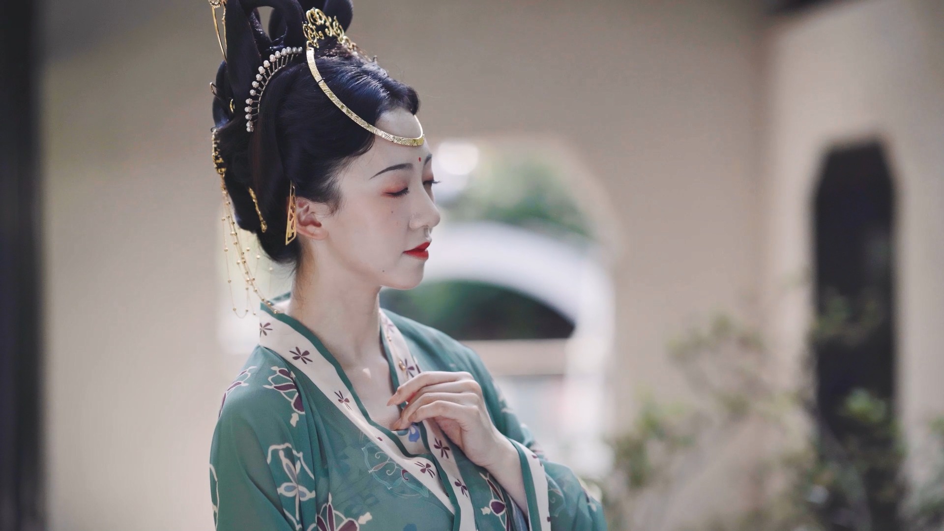 短视频33《弱水三千》 #汉服# ##古风 ##成都 #原创##国风#国风