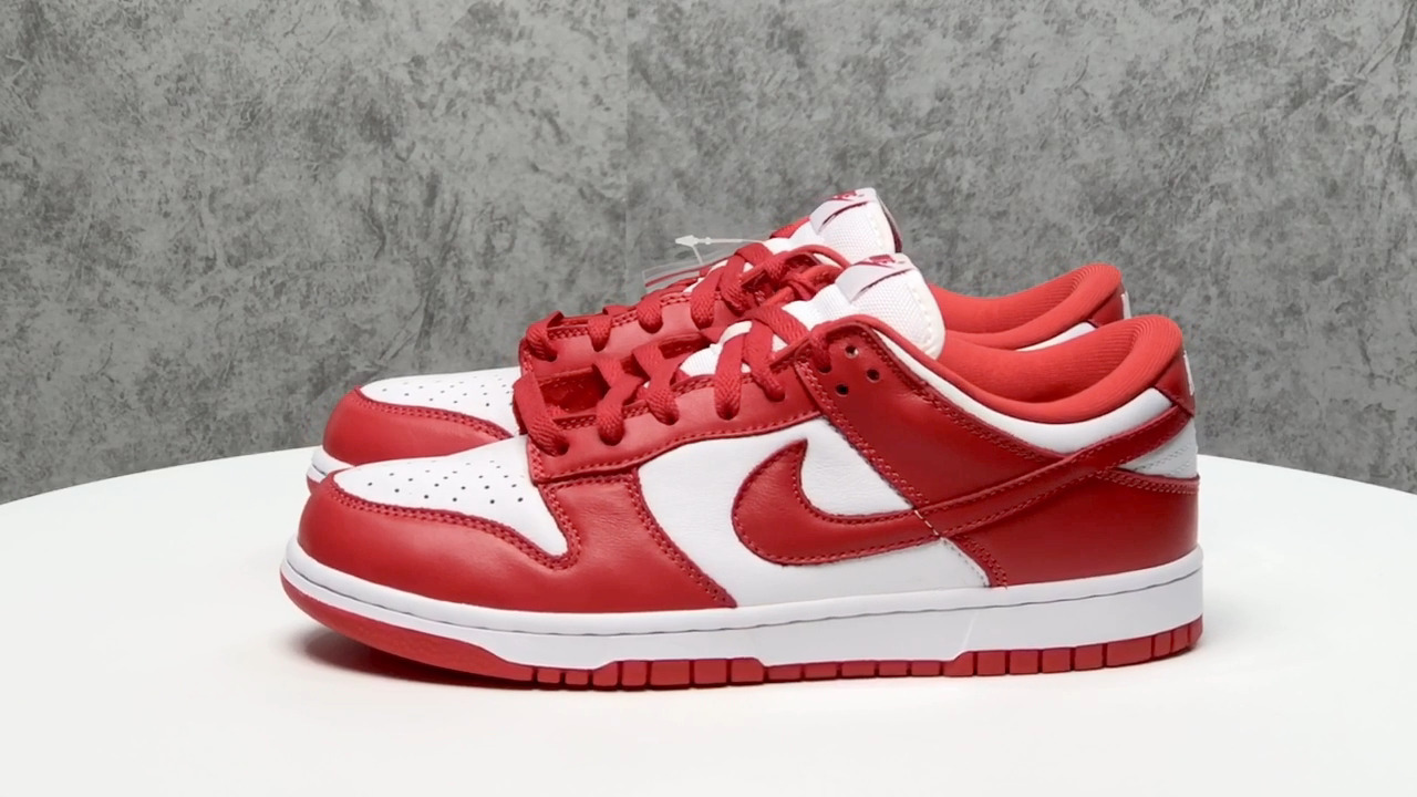dunk low sp "university red" "大学红"cu1727-100 车牌号;zhuoyu