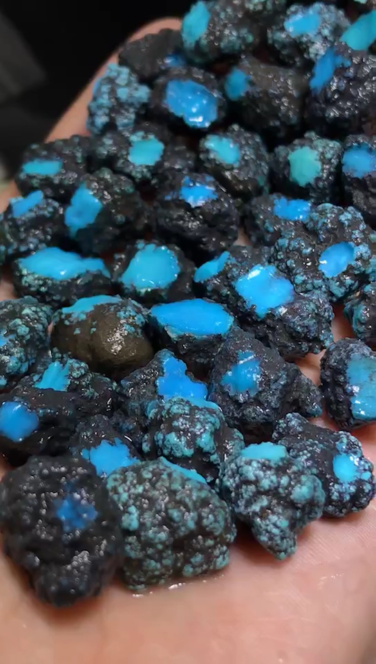 绿松石高瓷蓝矿石