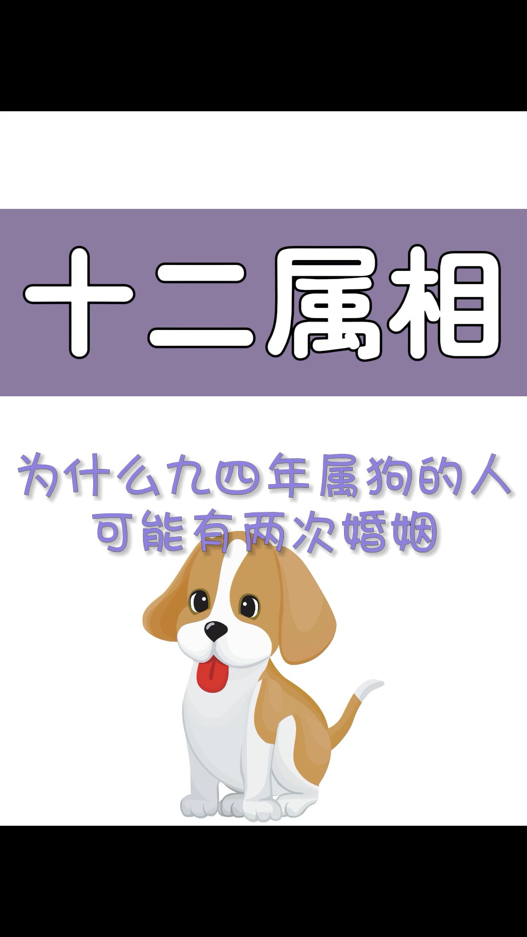 十二生肖 #94年 属狗人会经历两次# 婚姻?