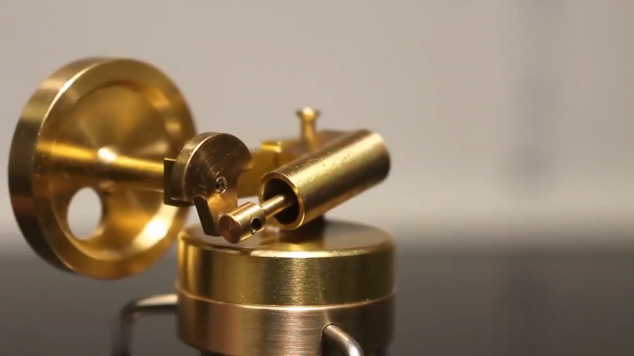 手工制造迷你蒸汽机,虽然制造的很小,但基本原理都实现了