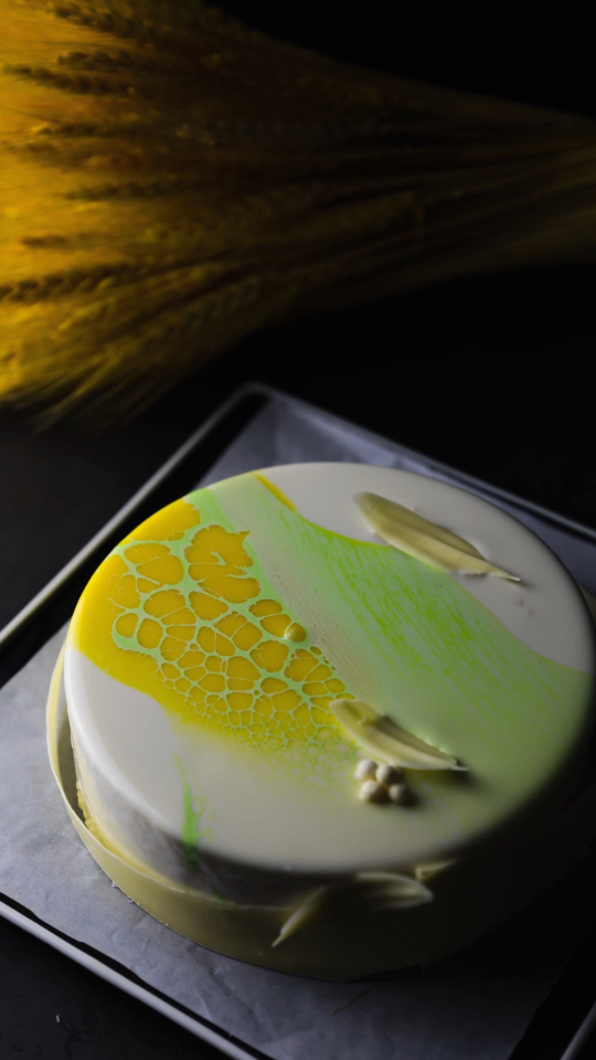 慕斯淋面,做起来非常的治愈