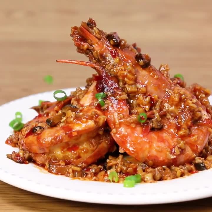 爆好吃的干烧大虾!完全不够吃啊!