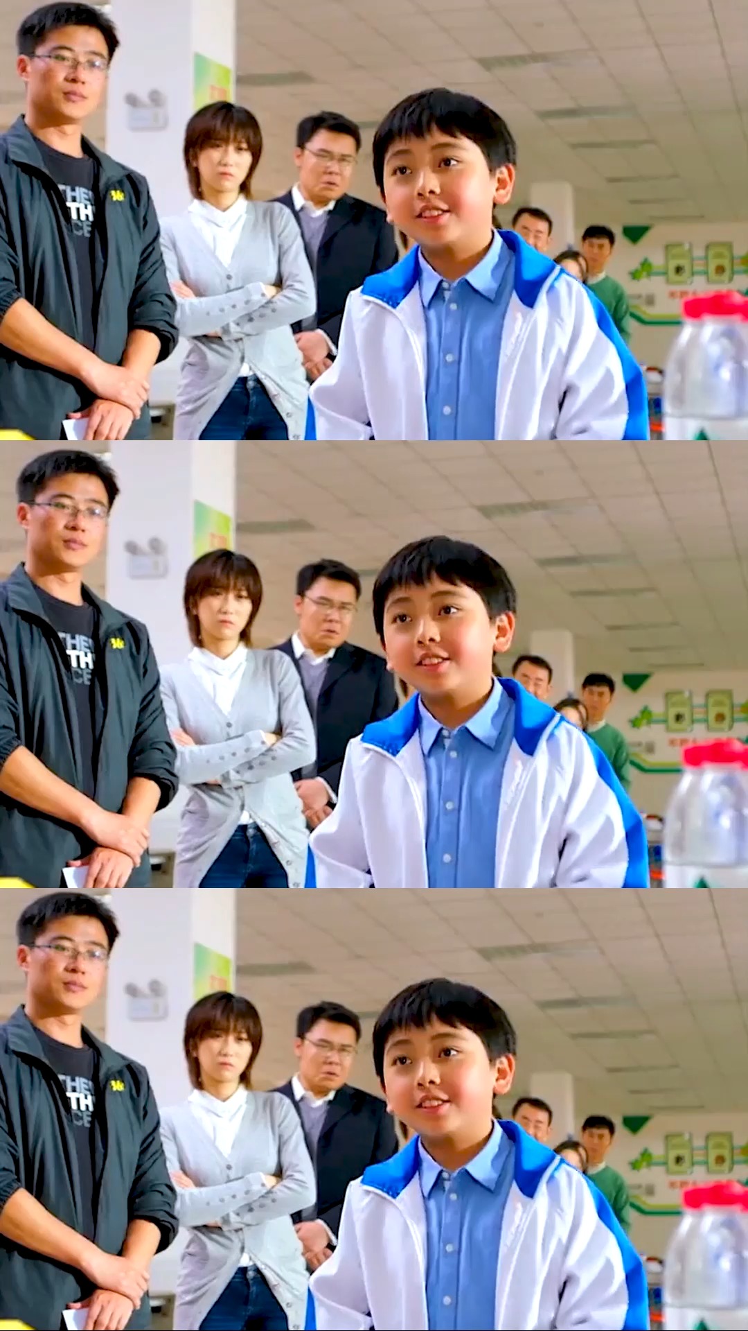 社交方面真是天才啊,喝水喝出啤酒的气势,多少有点社会了 #父子变形记