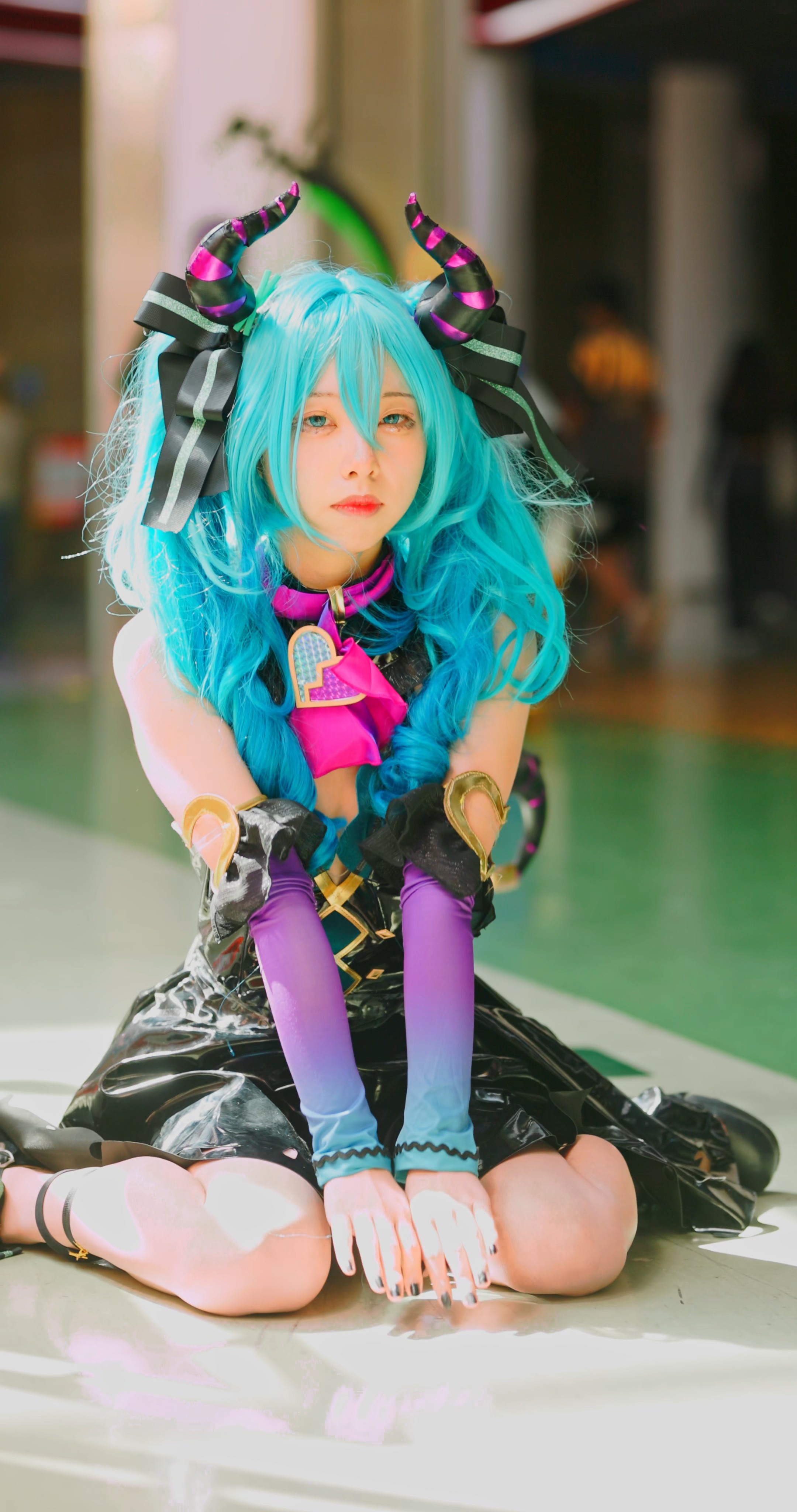 2021杭州国漫小恶魔初音cos小姐姐 竖拍下集#杭州国漫#杭州漫展#漫展