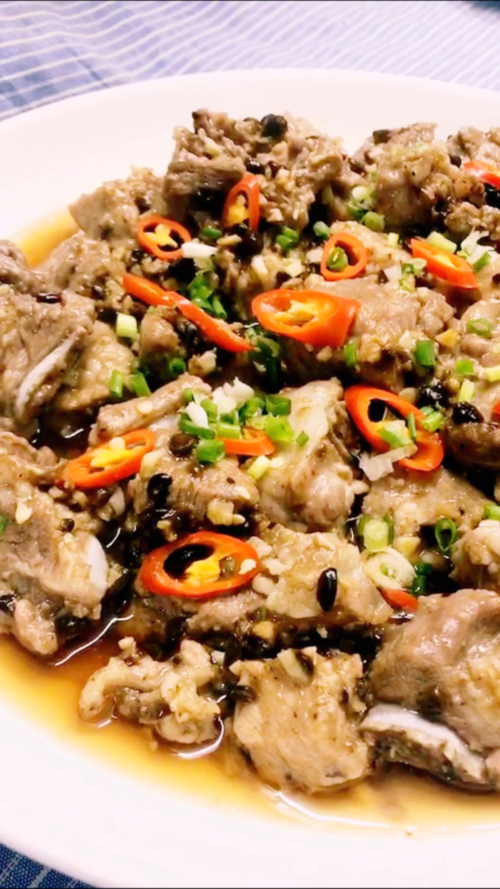 豉汁蒸排骨教程,香滑肉嫩.