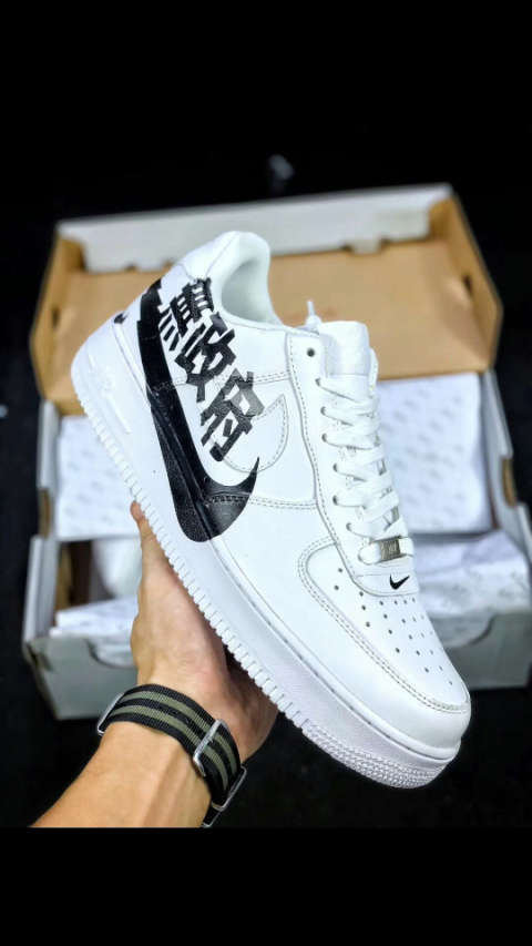 force 1 07 low "anarchy"空军一号经典百搭板鞋"白皮无政府状态"