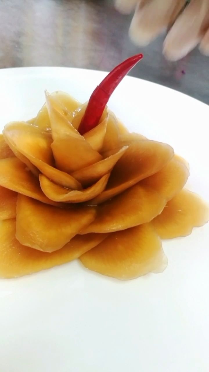 酱萝卜的摆盘花式