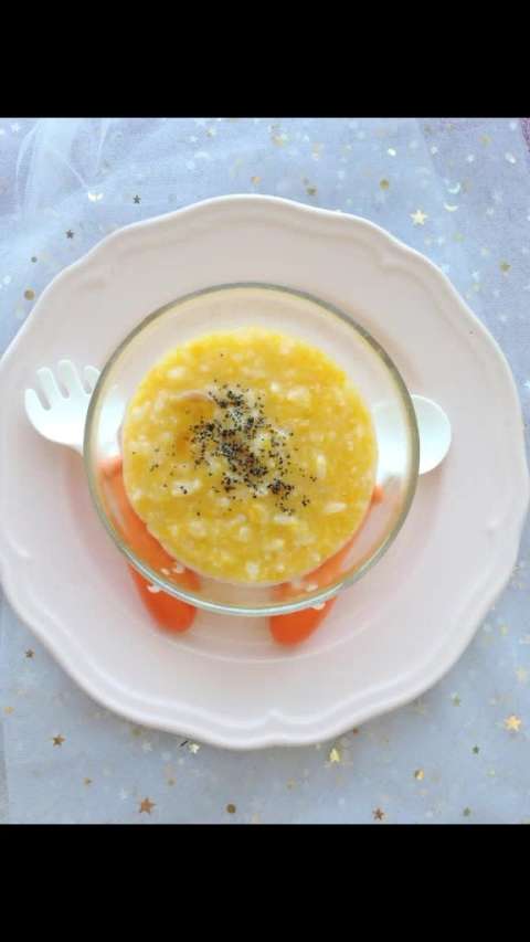 宝宝辅食#  白玉南瓜粥  参考月龄:10