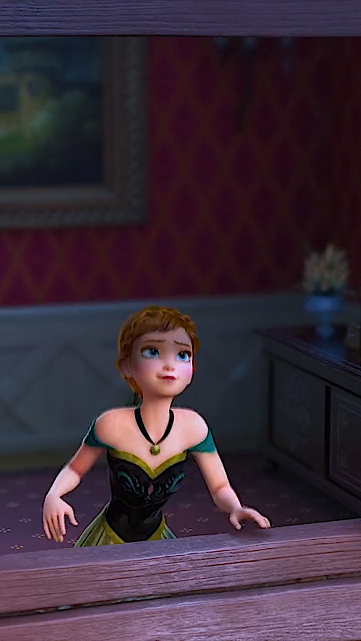 要和安娜一起荡秋千吗?#动画