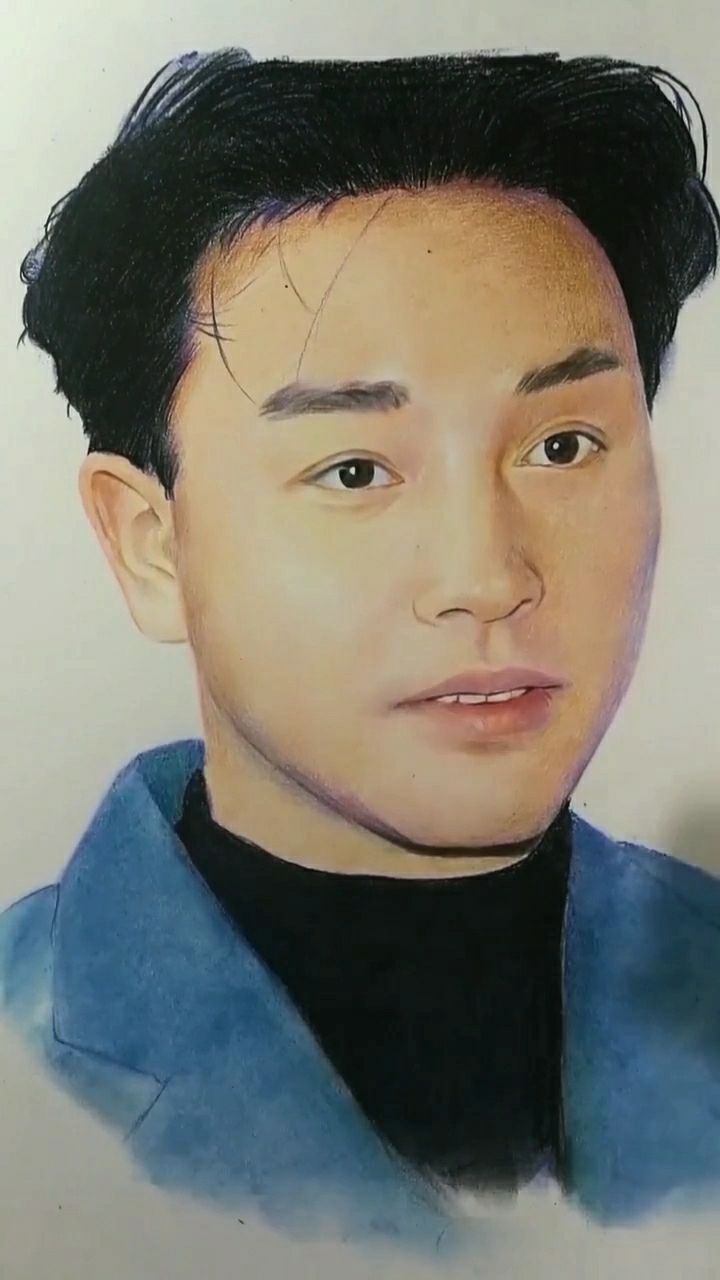 纯手绘张国荣,难道不该比那些打印的火吗?