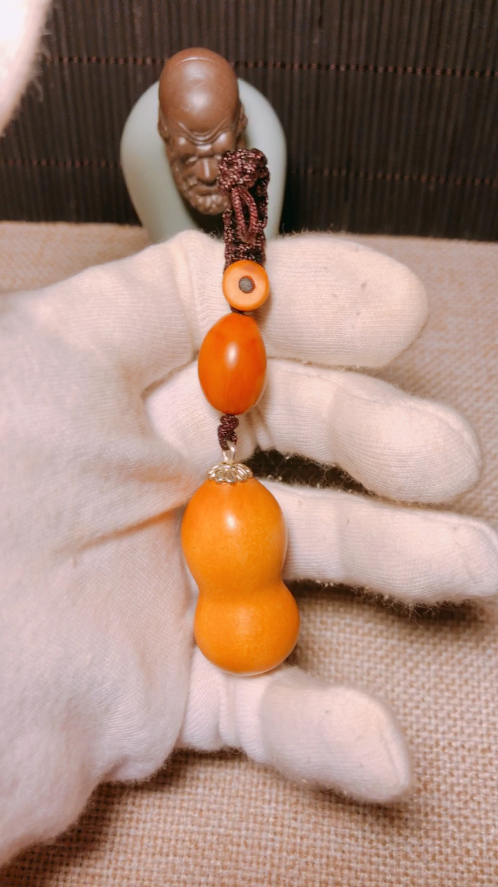 小花生葫芦钥匙扣挂件,活口,想挂哪里挂哪里[呲牙]