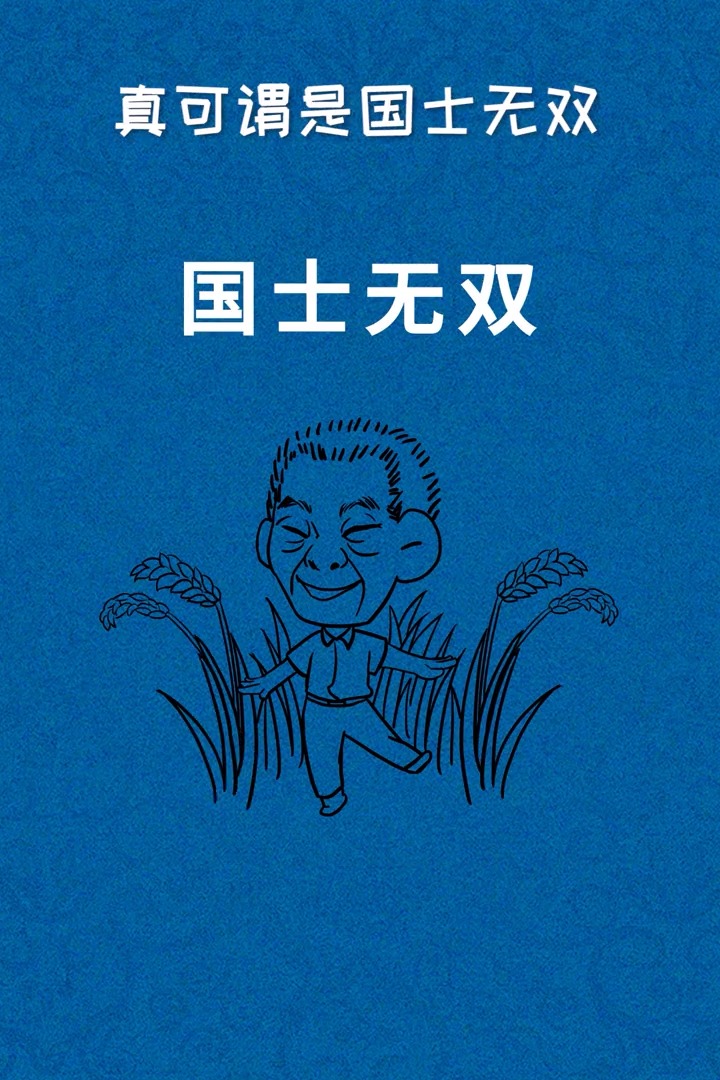 国士无双——意思是一个国家独一无二的人才