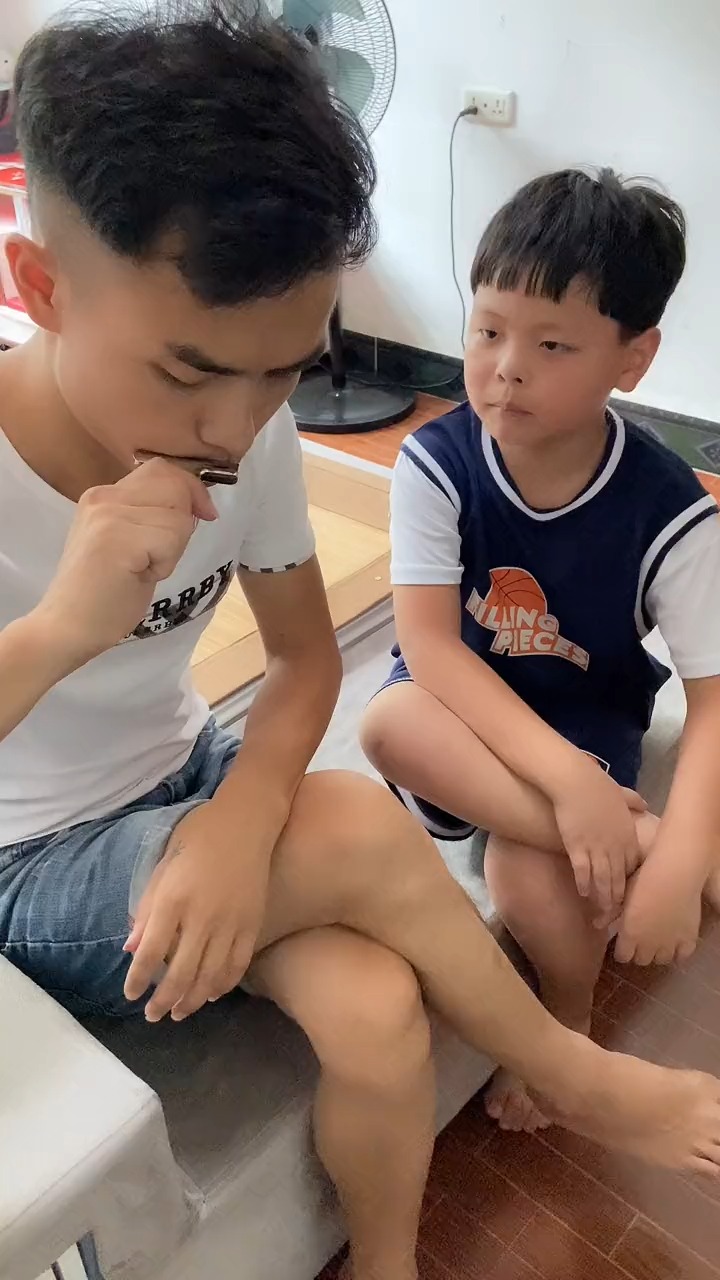 你这是先硬气后做事,没毛病 #搞笑父子