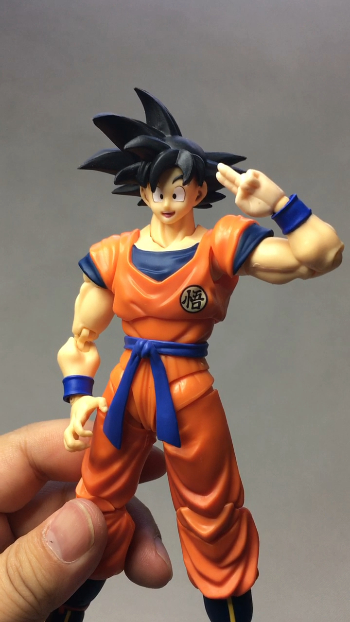 掰玩具 shf龙珠 黑发悟空2.