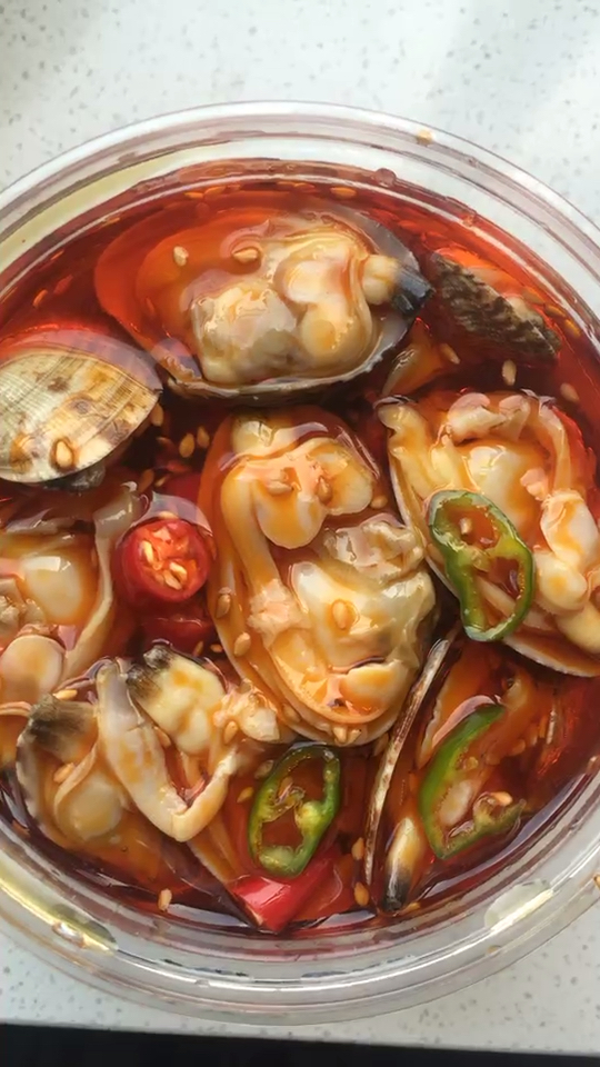 麻辣捞汁蚬子肉9797