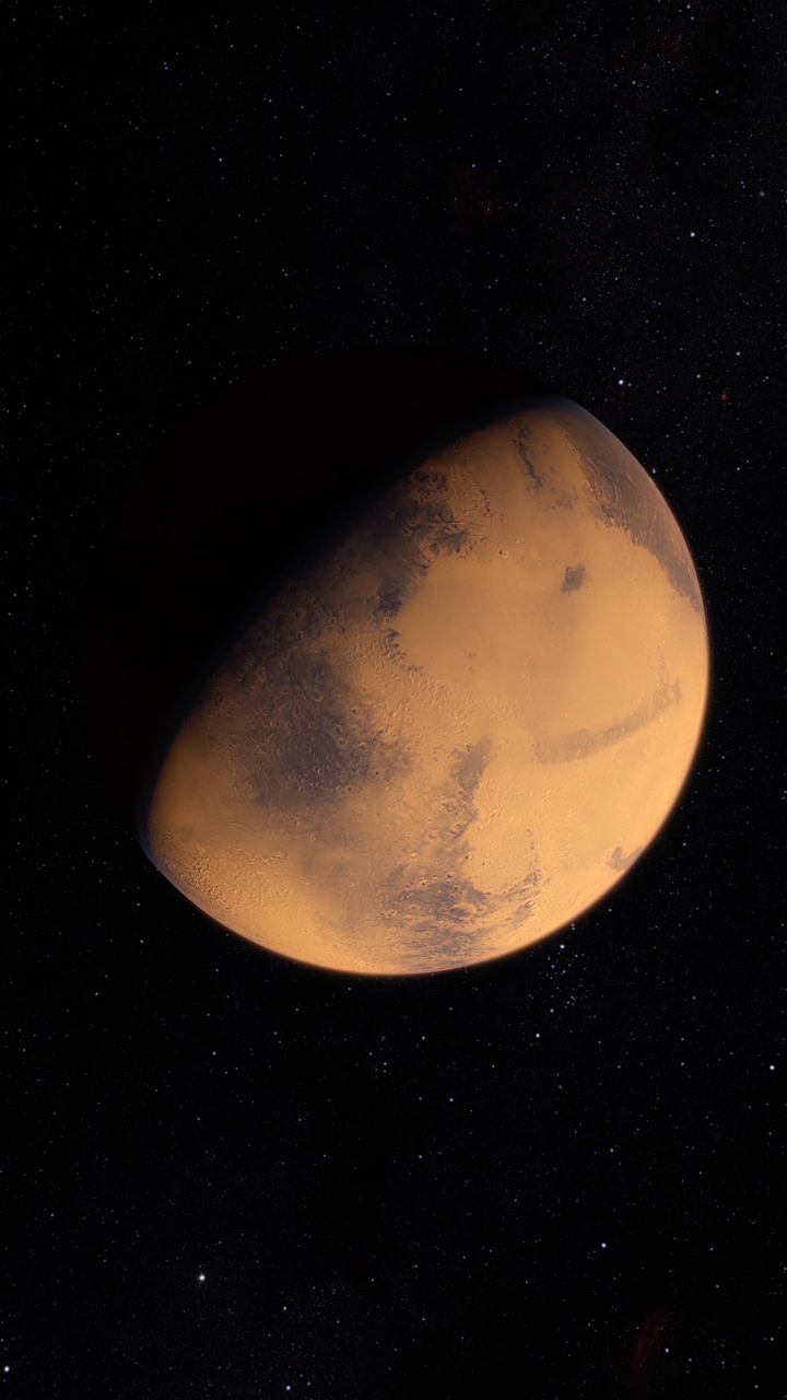 望远镜火星实拍图片