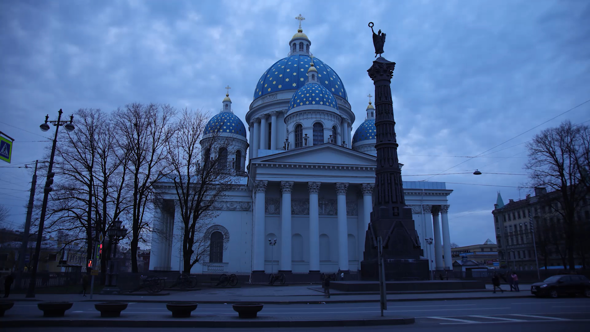 蓝顶教堂,真的美哭了