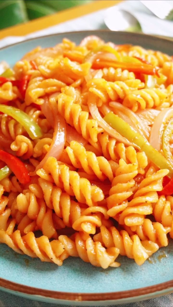 茄汁螺纹面,厨房小白也能轻松做