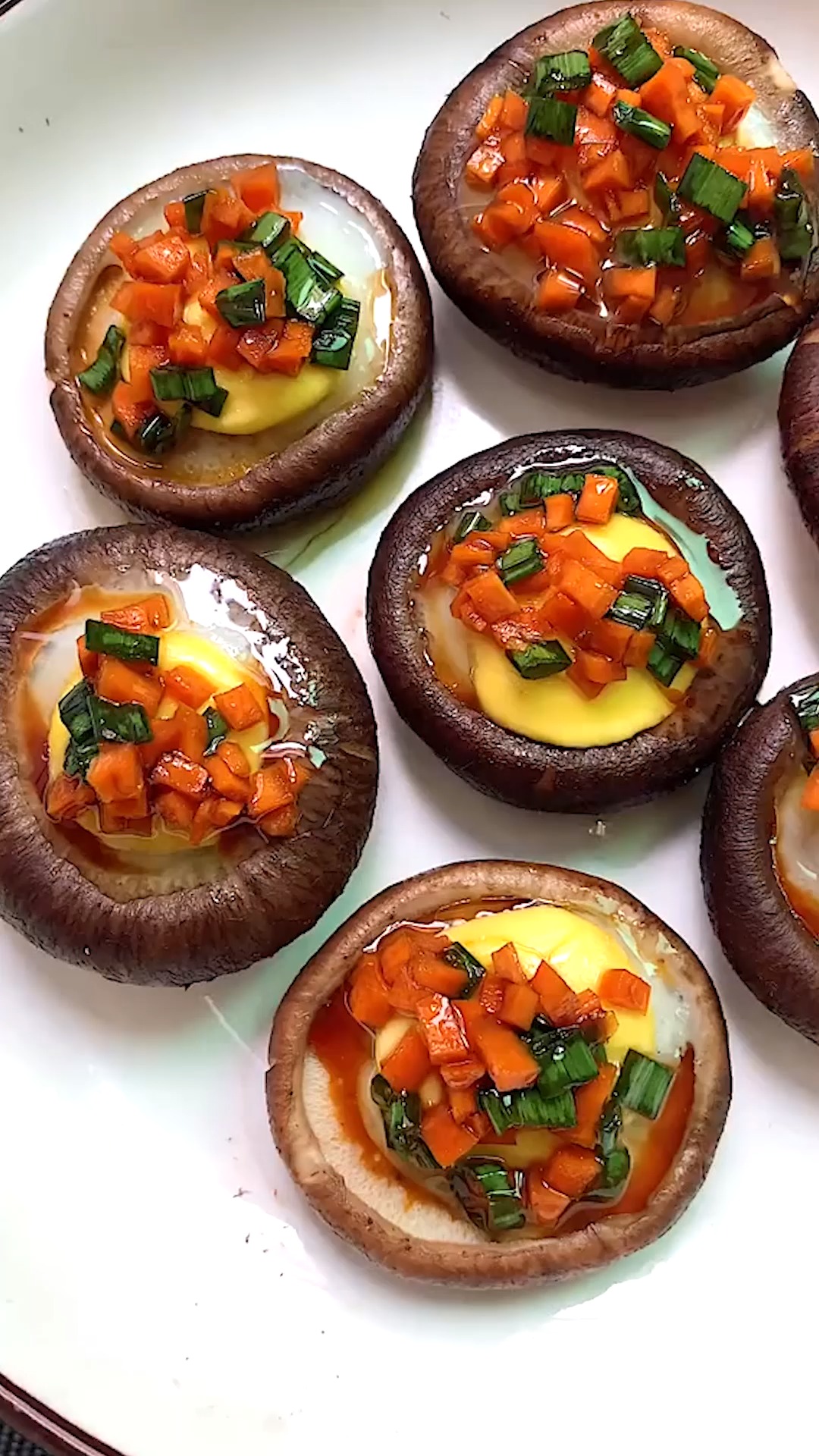 冬菇蒸蛋,好看又好吃的家常菜!