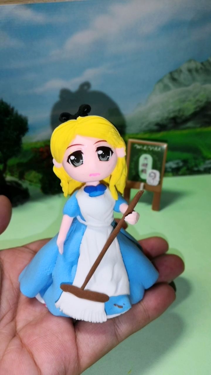 手工粘土灰姑娘