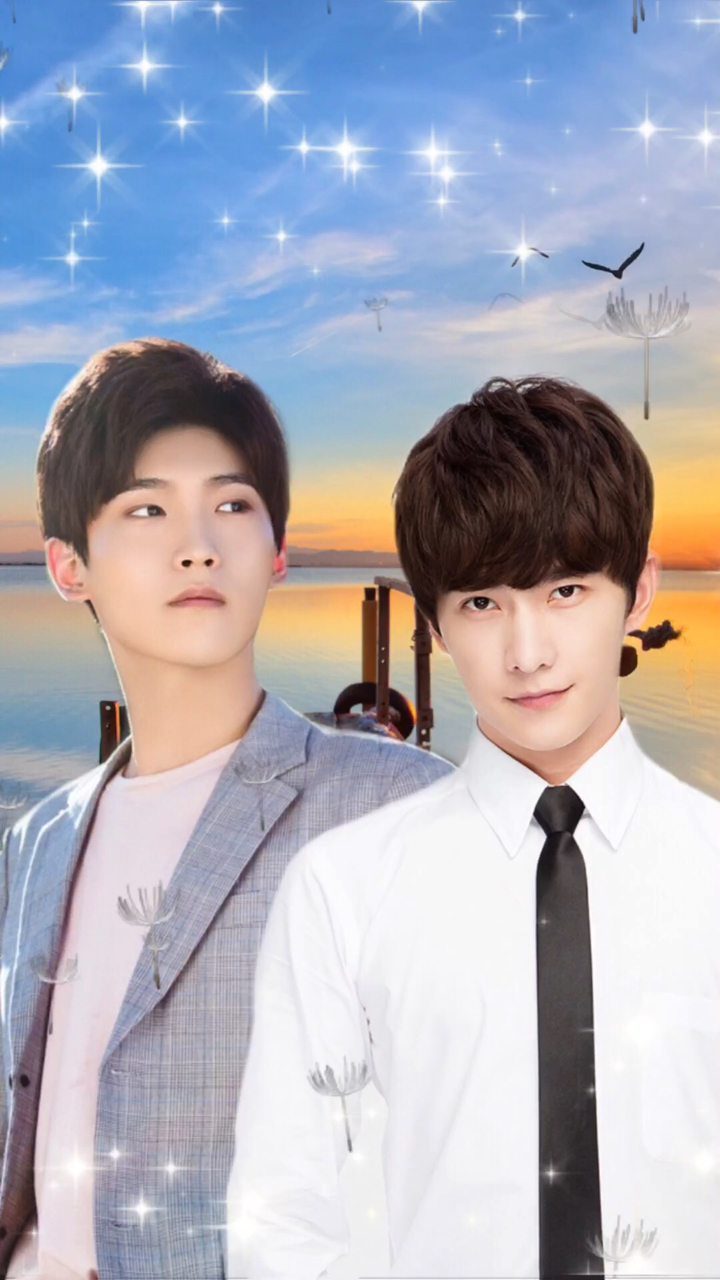 两位长得很像的帅哥,邢昭林和杨洋