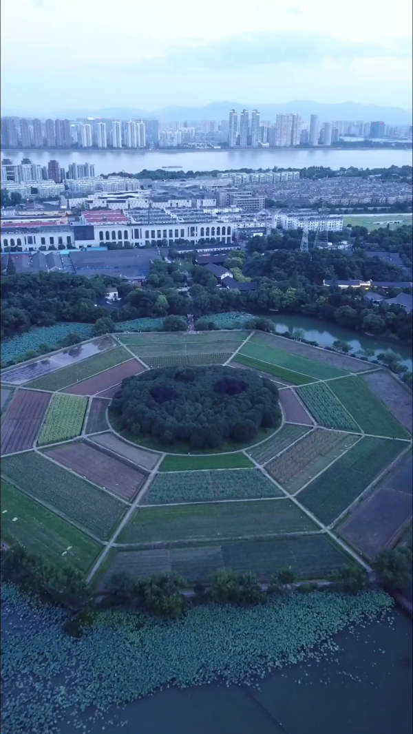 杭州之玉皇山下九宫八卦田