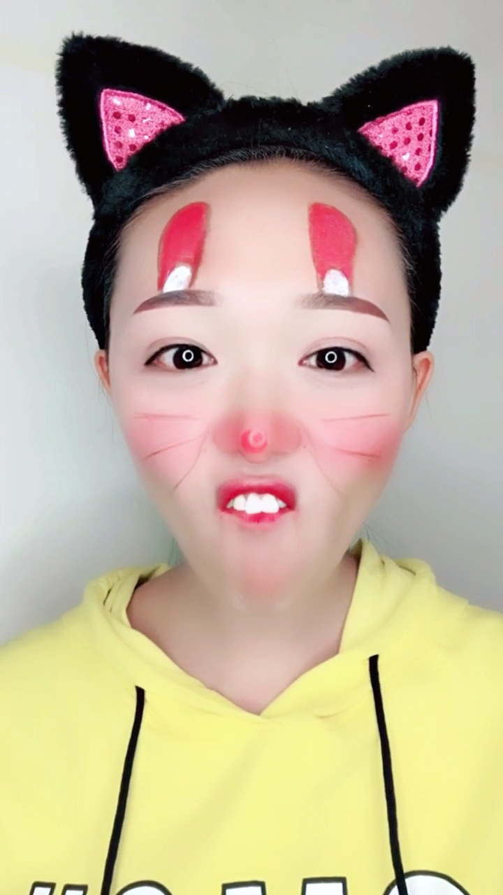 15秒搞定兔子妆