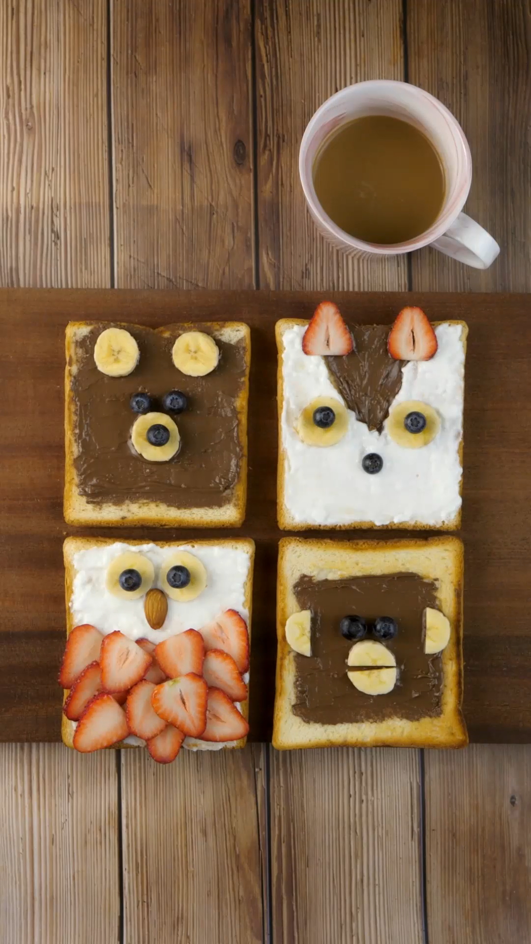 四款超可爱的动物吐司,绝对能够满足没有萌宠相伴的你们!馋