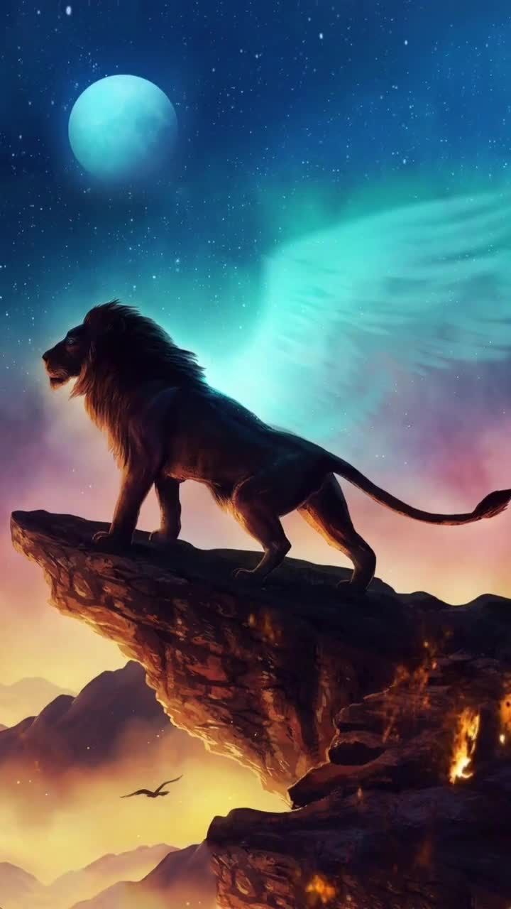 带翅膀的狮子座