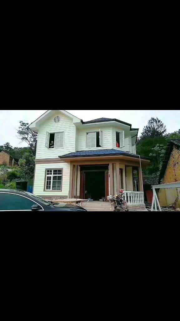 去年湖南邵东姜总项目 住上轻钢别墅93后父母觉得很舒服 今年再来加