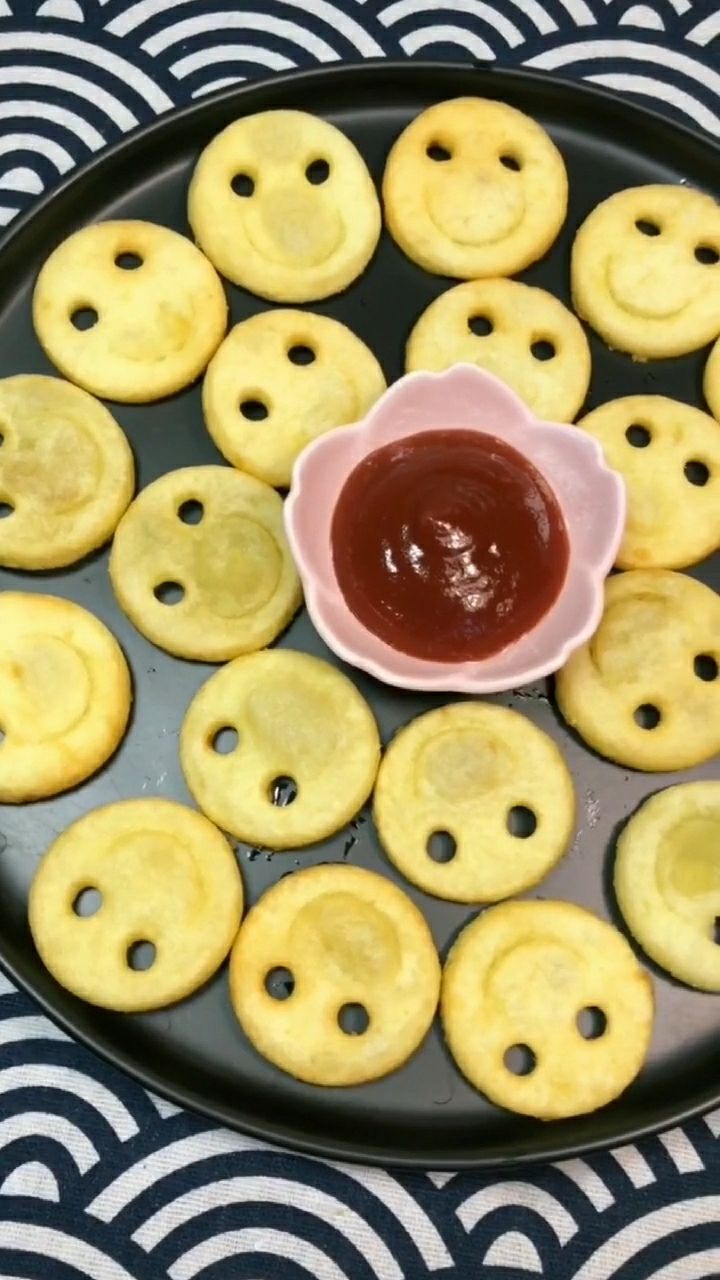 土豆笑脸饼