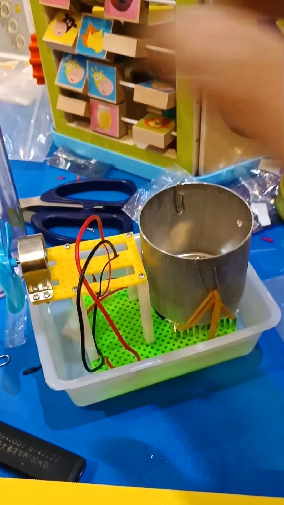 温差发电,热水与凉水的交融