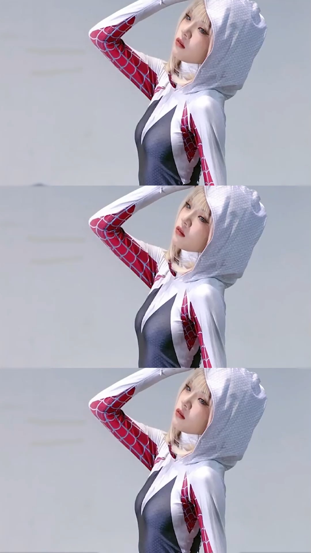 蜘蛛侠小姐姐一直仰头在干什么呢?#cos