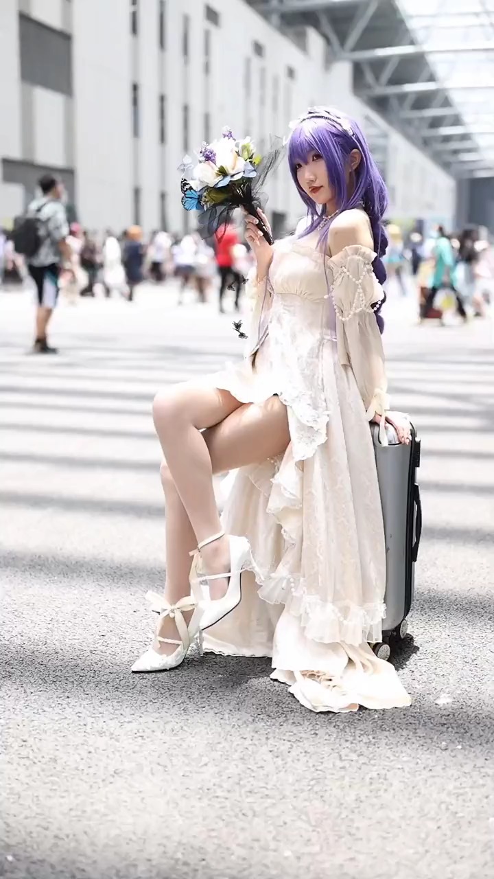 美女绝了,漫展女神