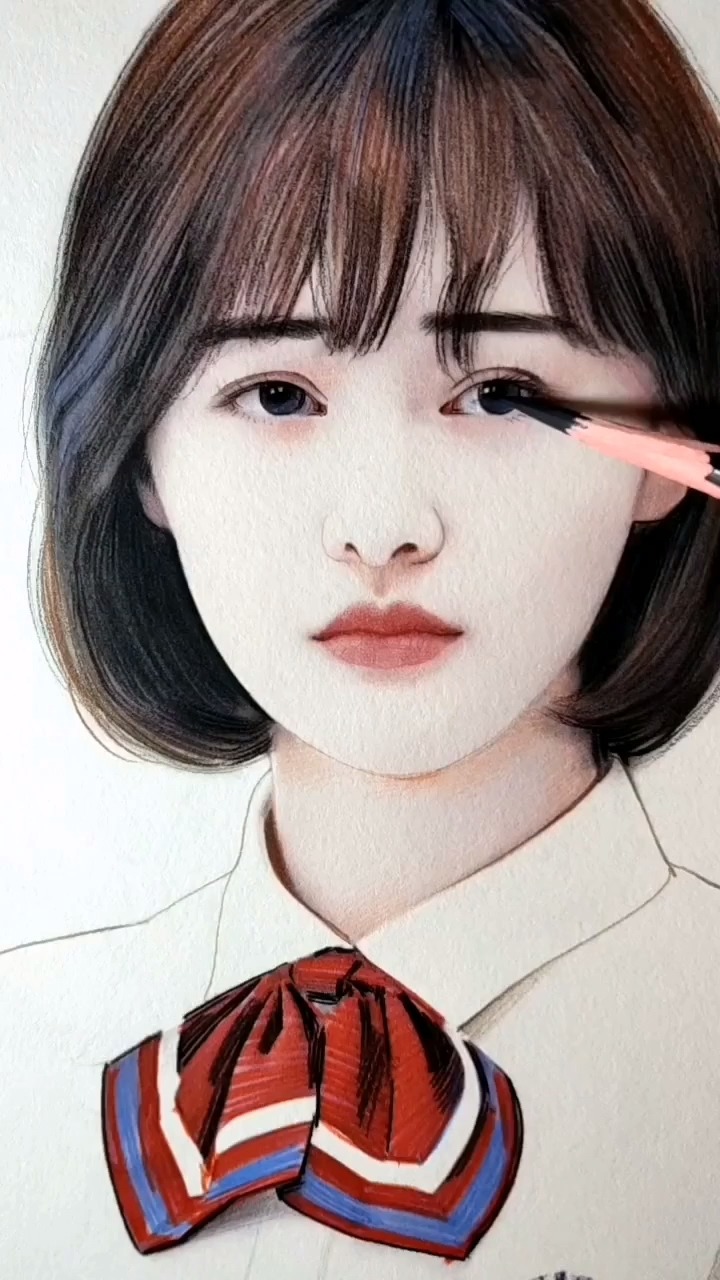 曾经的国民女神,你还记得吗?#人物肖像画