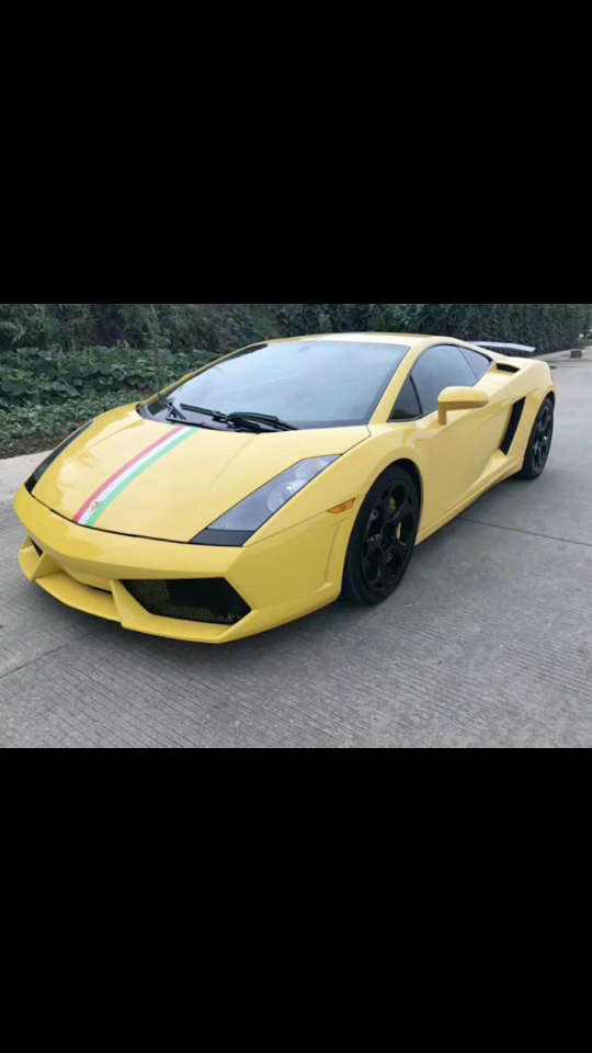 08兰博基尼小牛lp560-4 经典小牛黄外观 原装油漆 车况精品 百里挑一