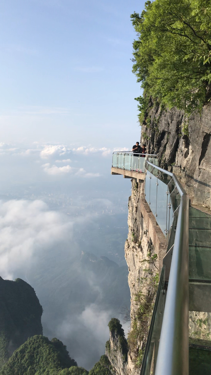 清原南天门玻璃栈道图片