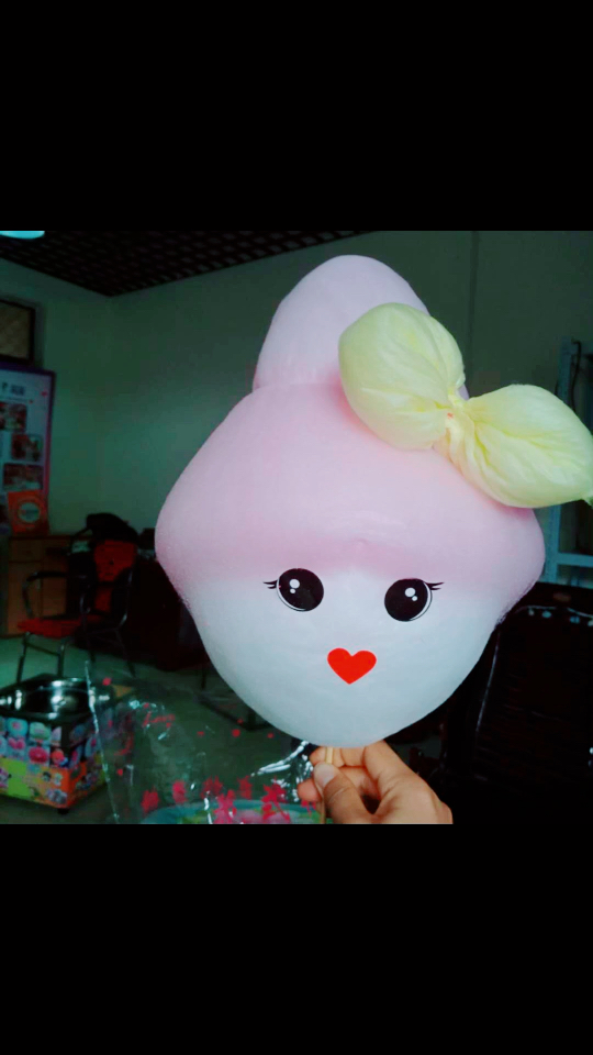 圆梦花式创意棉花糖,小女孩97做法