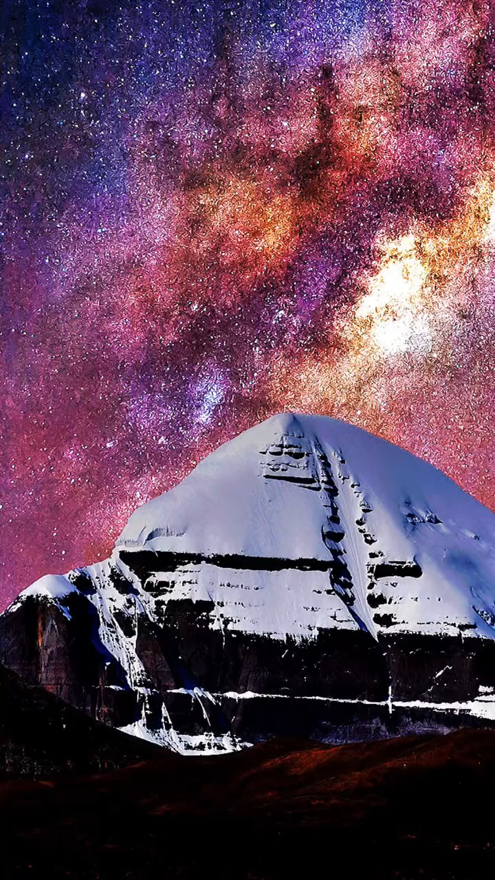 被誉为世界中心的冈仁波齐璀璨的星空充满了热情与美好见者吉祥好运