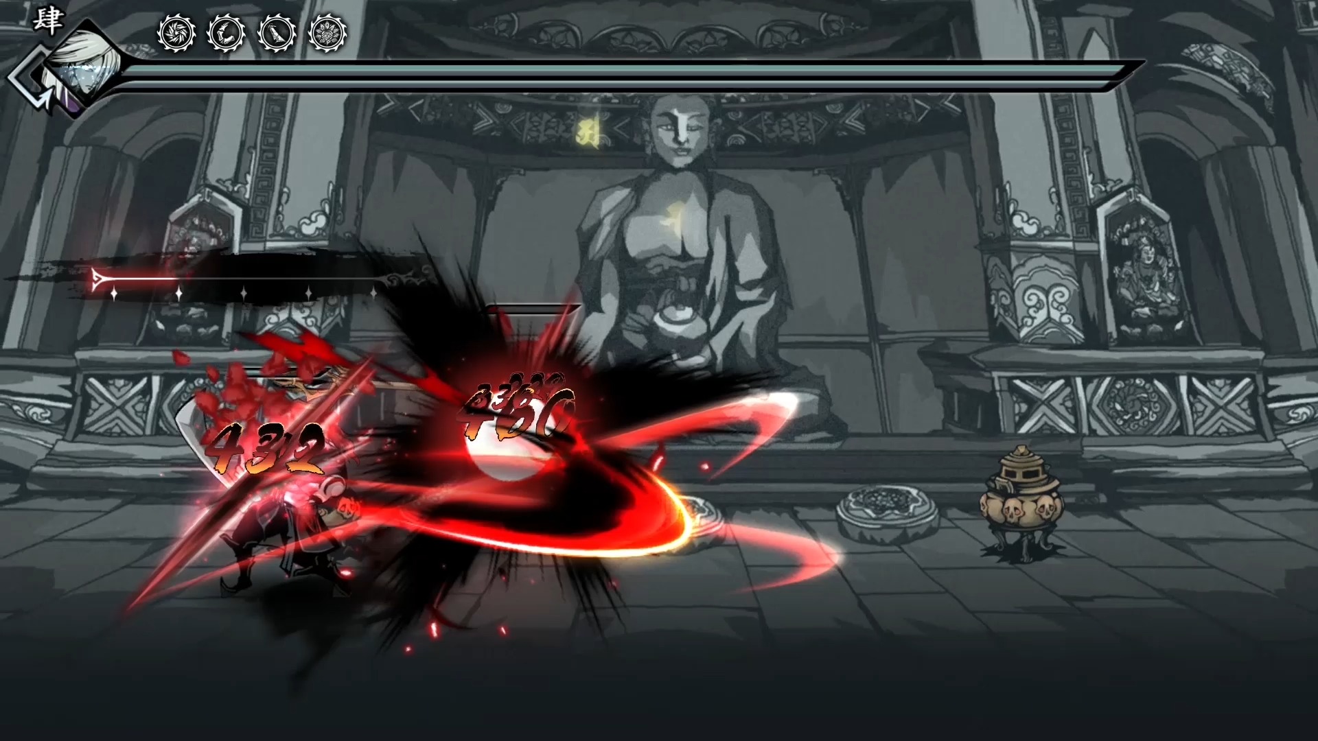 《雨血:蜃楼》boss战(39)#游戏 #steam游戏 #影之刃3